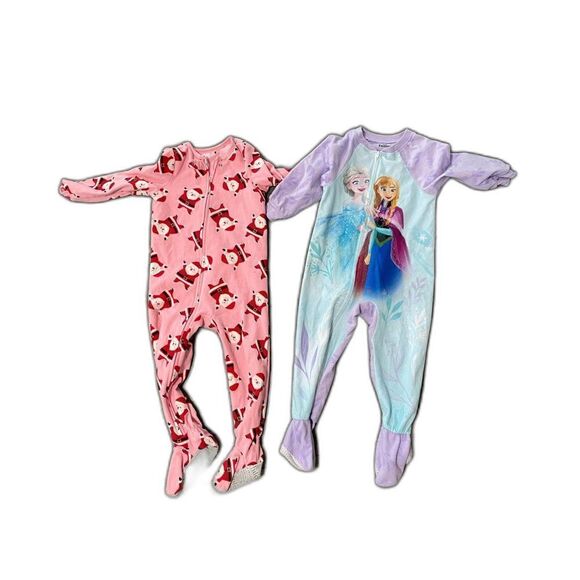 Carters Toddler Girls 3T Footed Pajamas - Picture 1 of 5